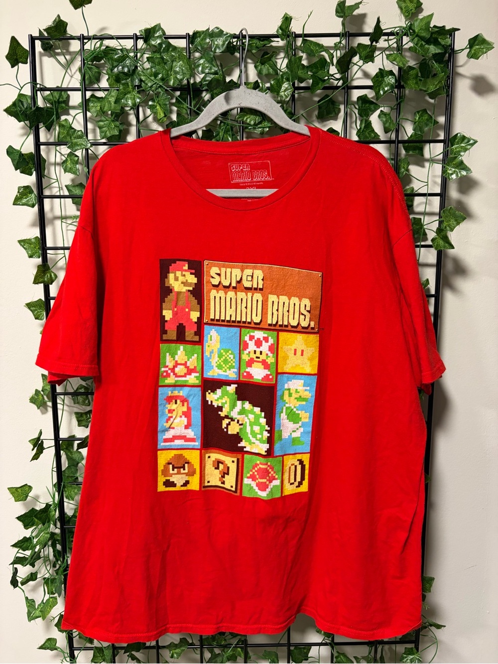 Super Mario Bros. Red Graphic Tee
